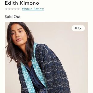 Anthropologie Akemi+Kin Kimono
